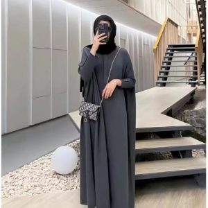 Gamis Abaya Batwing Knit
