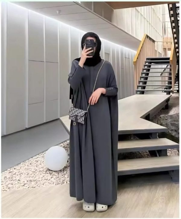 Gamis Abaya Batwing Knit