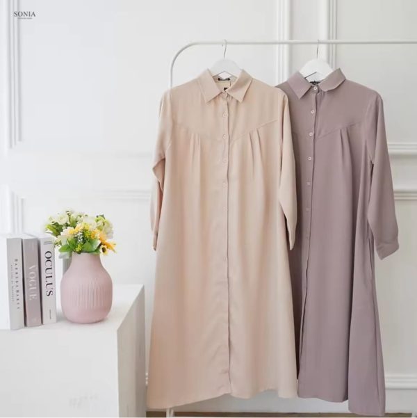 Long Dress Tunic Sonia Bahan Cotton premium breathable orgy